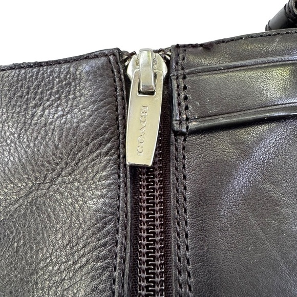 Coach Leather Hewes Bootie Ankle Boot Black Size 6 - Picture 8 of 16